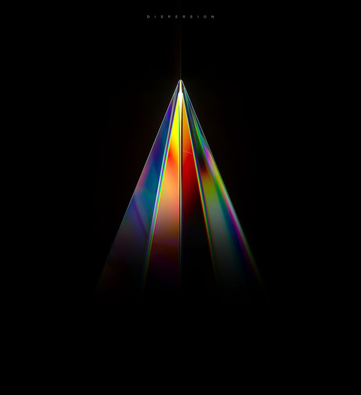 the light is shining brightly in the black background, and it appears to be very colorful