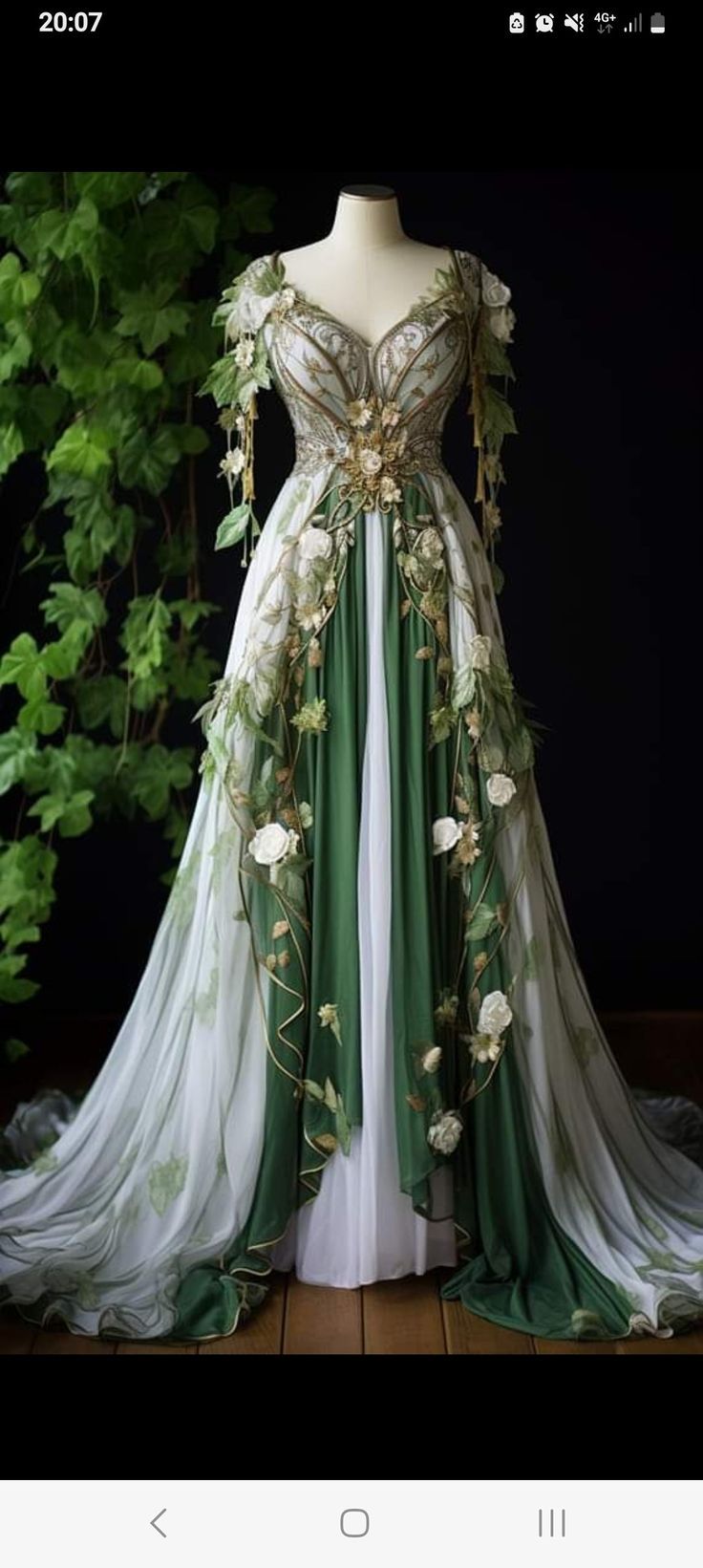 Wizard Wedding Dress, Nature Ball Gown, Forest Elf Wedding, Earth Tone Wedding Dress, Fairycore Bridesmaid Dresses, Virgo Wedding Dress, Magical Forest Wedding Dress, Fairycore Ballgown, Autumn Court Dress