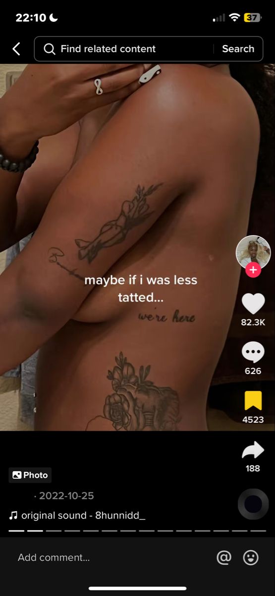 Baddest Tattoos, Tat Placement, Baddie Tats, Small Dope Tattoos, Back Of Leg Tattoos, Tasteful Tattoos, Tattoos For Black Skin, Leg Tattoos Women, Pretty Tattoos For Women