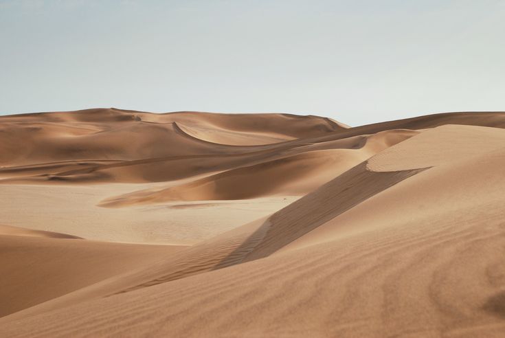 a person riding a bike on top of a sand dune in the middle of the desert