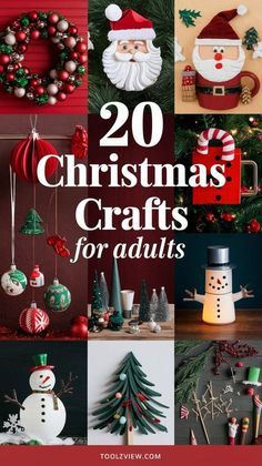 20 christmas crafts for adults to make