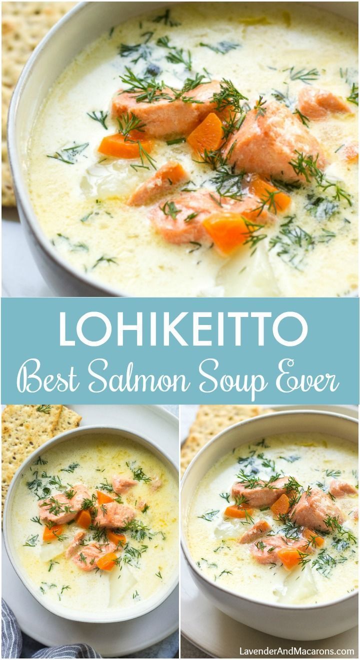 this is the best salmon soup ever