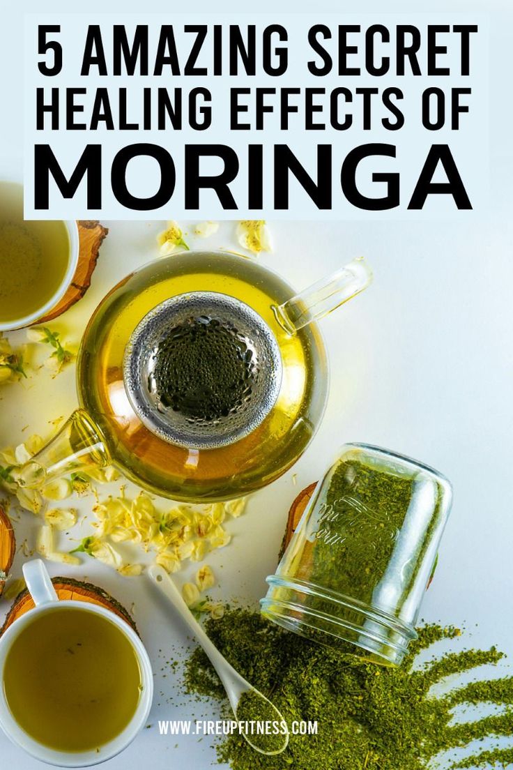 a cup of green tea next to two cups with the words 5 amazing secret healing effects of morniga