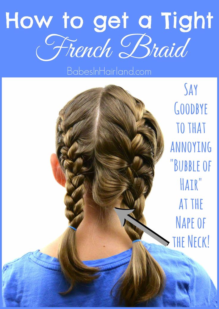 Tight French Braid, Tight Braids, Kid Hair, French Braids, Braid Tutorial, Kids Hair, French Braid, Toddler Hair, Hair Stuff