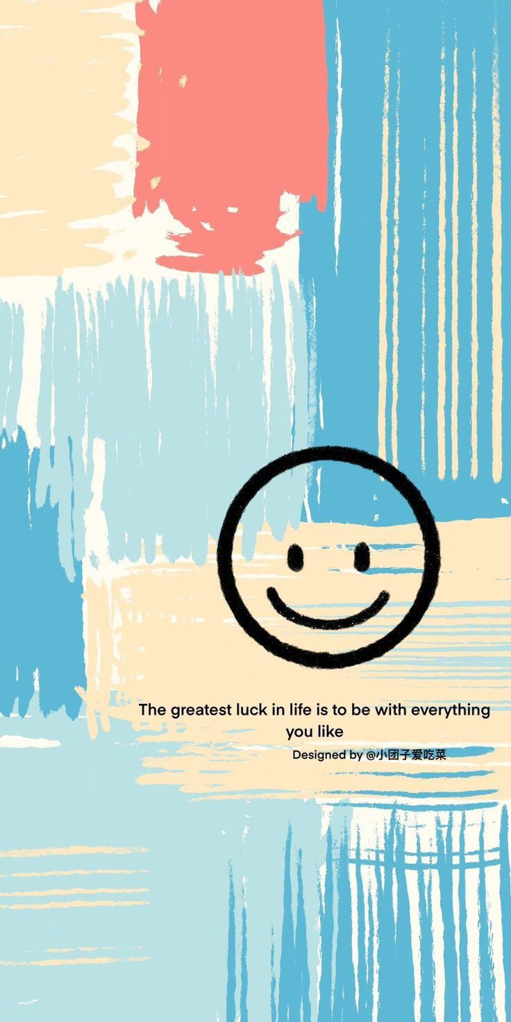 a poster with an image of a smiley face