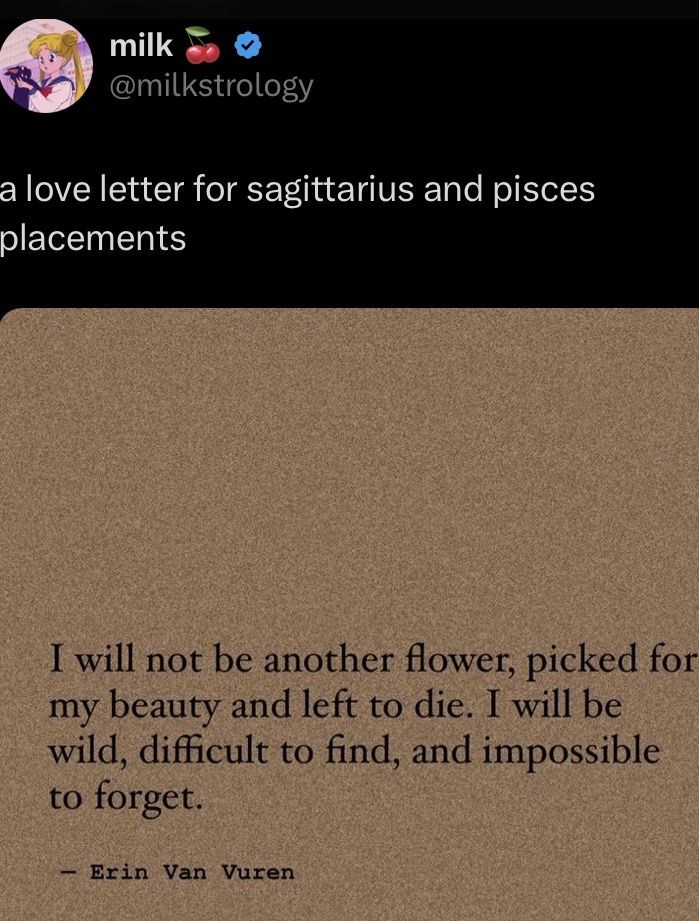 an image of a quote on paper that says, i will not be another flower picked for my beauty and left to die