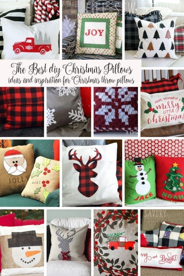 the best diy christmas pillow ideas and inspiration for christmas pillows