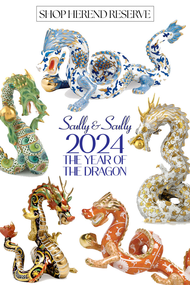 an advertisement for the year of the dragon