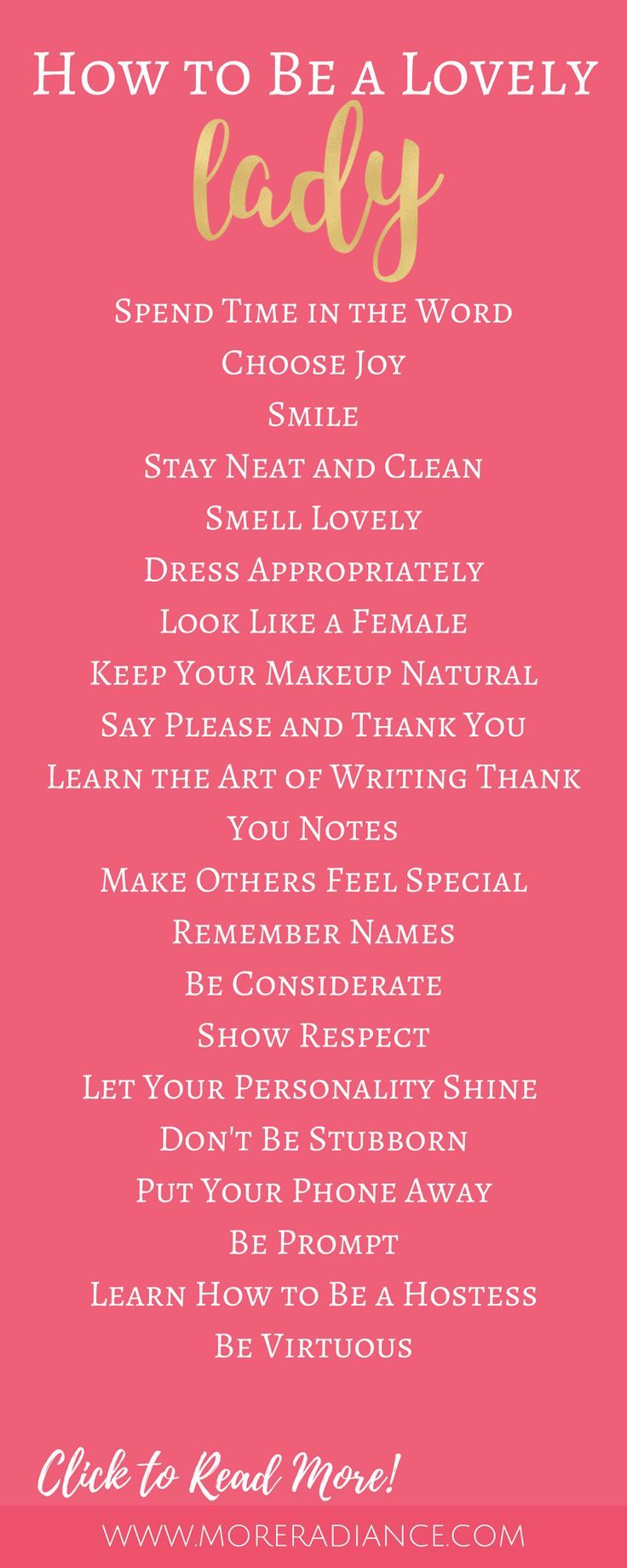 How to Be a Lovely Lady | Femininity | Lady-like Etiquette | How to Be a Lady | How to Be Classy | Be a Lady | Be Lovely Child Quotes, Lady Rules, Marley Quotes, Birthday Daughter, Etiquette And Manners, Act Like A Lady, Mother Mother, Son Quotes, Mother Child