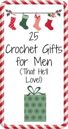 the 25 crochet gifts for men that he'll love are on sale