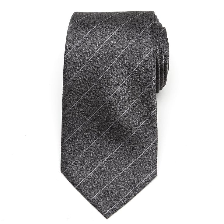 A fashion forward design for classic and modern gentleman alike, this tie strikes the right balance of traditional and contemporary. Blending a rich gray thread with a lighter shade pinstripe, this tie will maintain its shape and hold a perfect knot thanks to the durable yet soft 100% Silk. A versatile tie that can be dressed up with a suit or keep it casual with jeans and a blazer. Batman Gifts, Knot Studs, Men's Tie, Gray Silk, Modern Gentleman, Ties Mens, Silk Ties, Grey Stripes, Wardrobe Staples