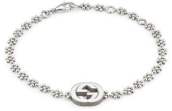 Gucci Interlocking-G Bracelet Womens Sterling Silver Bracelets, Bracelet Packaging, Exclusive Jewelry, Bracelet Sterling Silver, Silver Chain Necklace, Sterling Silver Bracelet, Bracelets And Charms, Silver Bracelets, Sterling Silver Bracelets