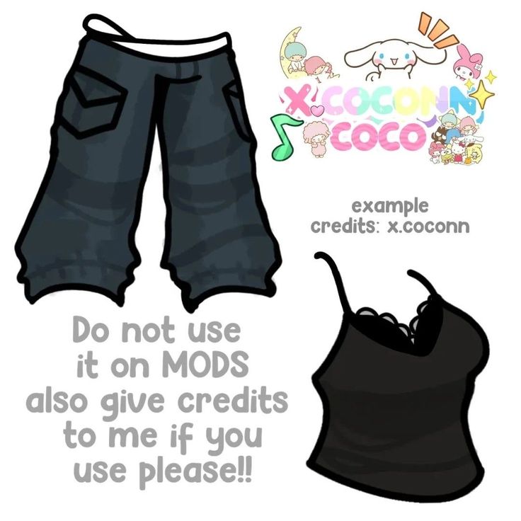 an image of some clothes and text on it