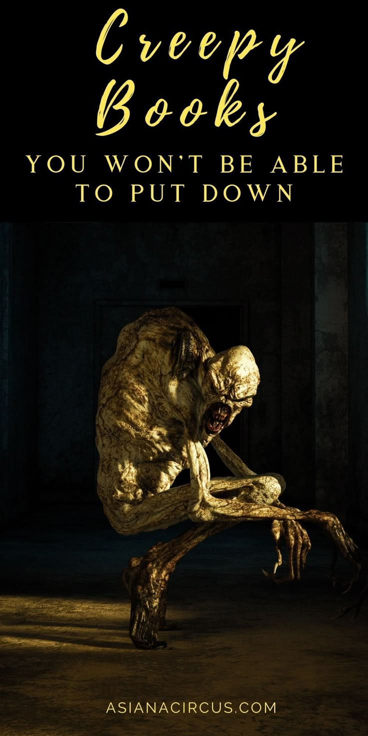 the creepy book cover for creepy books you won't be able to put down