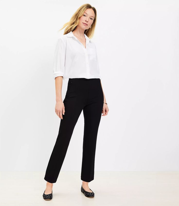 Ponte Straight Pants Slim Dress Pants, Tall Pants, Ponte Pants, Petite Pants, Red Pants, Work Wardrobe, Business Attire, Slim Pants, Stretch Pants