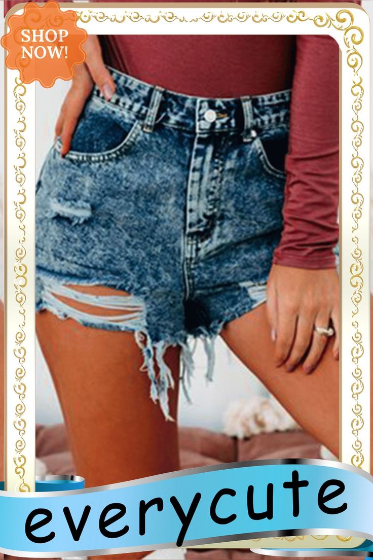 Sky Blue Frayed High Waist Denim Shorts Trendy Washed Denim Blue Jean Shorts, Trendy Denim Blue Jean Shorts For Fall, High Waist Denim Jean Shorts For Fall, Trendy Medium Wash Jean Shorts For Fall, Trendy Distressed Jean Shorts For Fall, Fall Denim Cutoff Jean Shorts, Frayed Hem Denim Jean Shorts For Fall, Trendy Blue Jean Shorts For Fall, Denim Jean Shorts With Frayed Hem For Fall