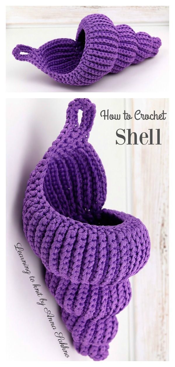 crocheted booties are shown with the words, how to crochet shell