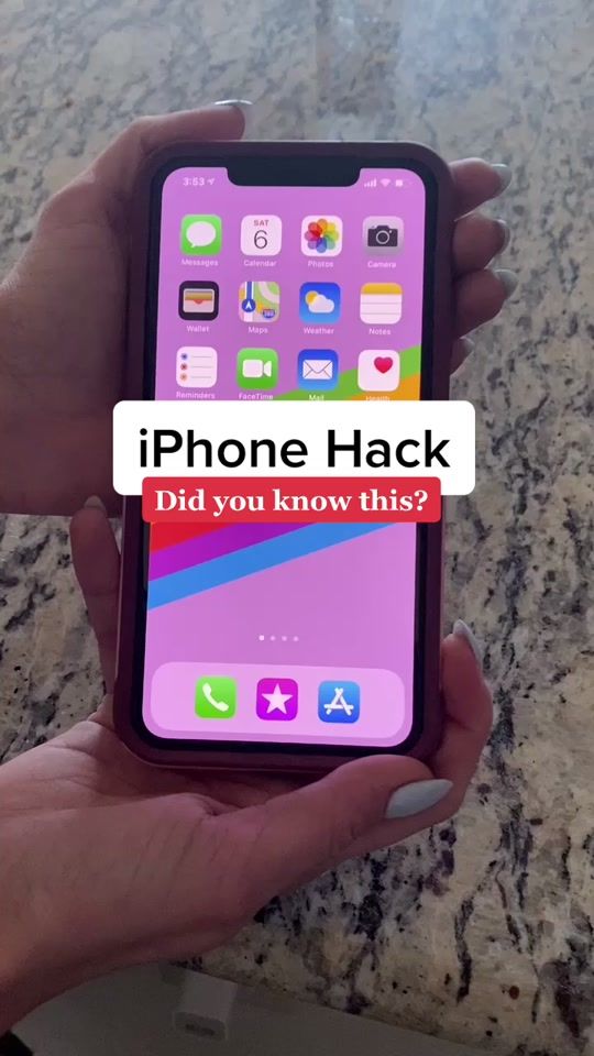 someone holding an iphone in their hand with the caption did you know this?