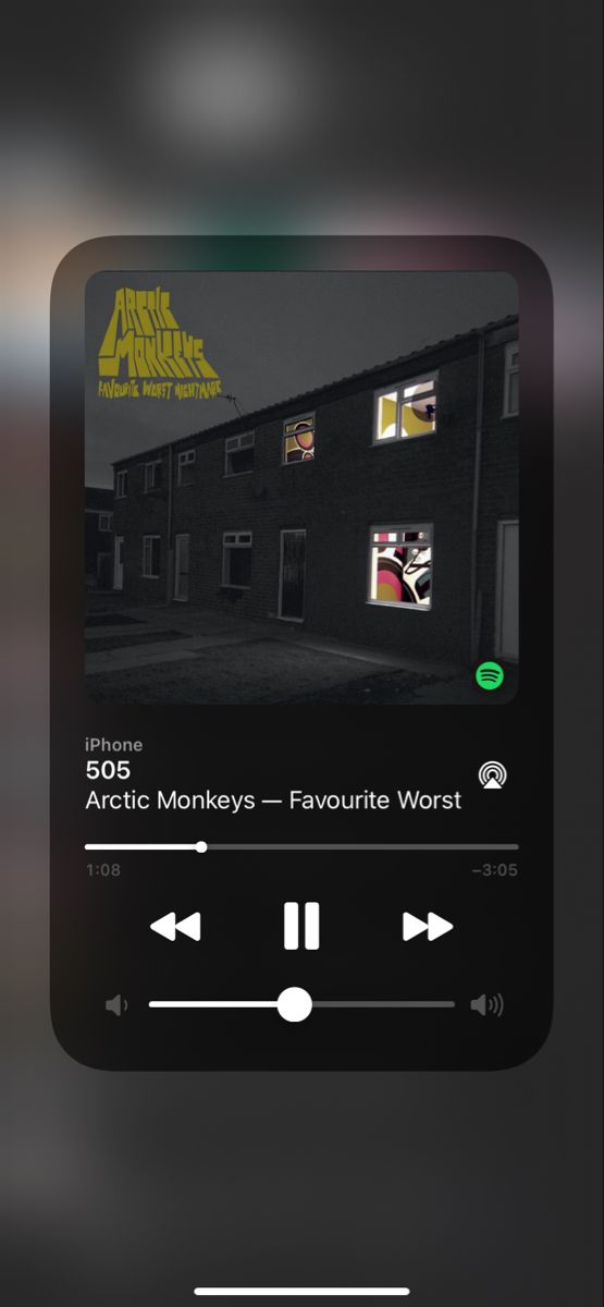 the music player is playing an album on the app store's playlist screen