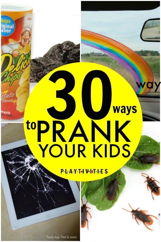 the words 30 ways to prank your kids play with flies and other insect related items