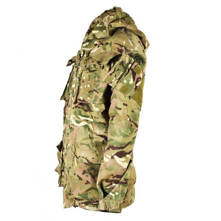 "British army MTP camouflage field parka On the front there are 4 buttoned pockets, as well as 2 zipped chest pockets. The front is fastened with a heavy duty zip and hook and loop tabs for extra insulation. It also features a hood, which can be retracted to be tied back. Made from 50% cotton and 50% polyester. Lightly used, great overall condition * Economy shipping Shipping time : 7-21 working days or sometime more * Standard shipping with tracking information Shipping time : 7-14 working days Military Combat, Jacket Parka, British Army, Field Jacket, Hook And Loop, Chest Pocket, Cargo Shorts, Military Jacket, Insulation