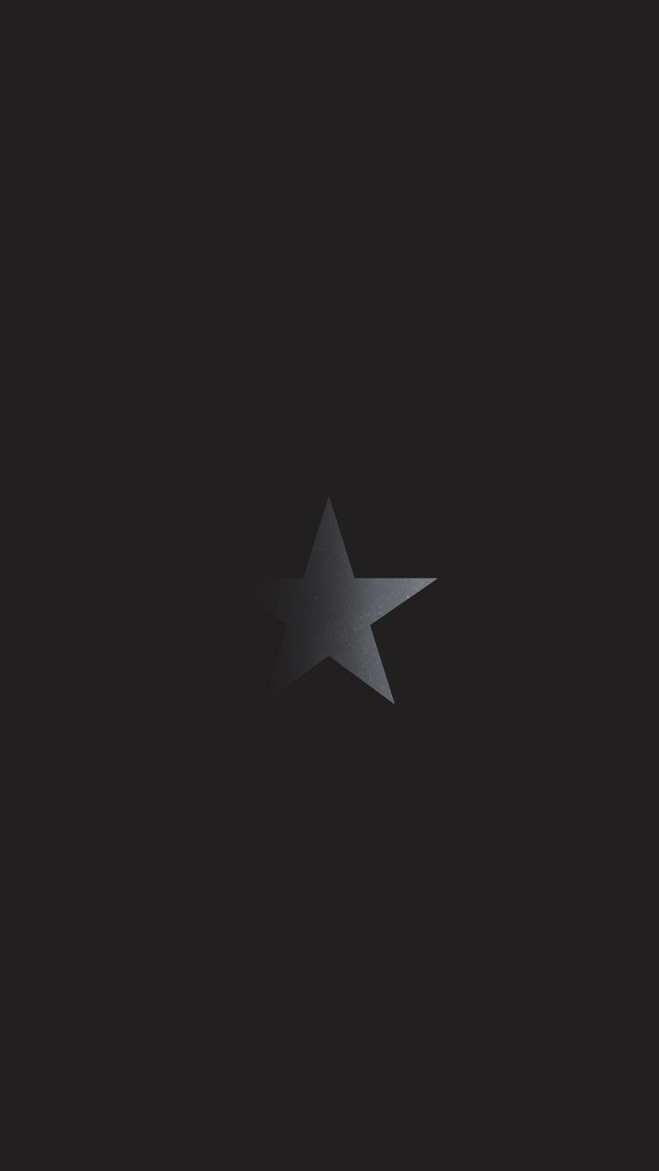 a black background with a white star on it