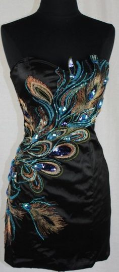 I want this Peacock Embroidery, Evening Cocktail Dress, Peacock Dress, Cocktail Evening Dresses, Evening Cocktail, Peacock Feathers, Embroidery Dress, Inspired Dress, Fancy Dresses