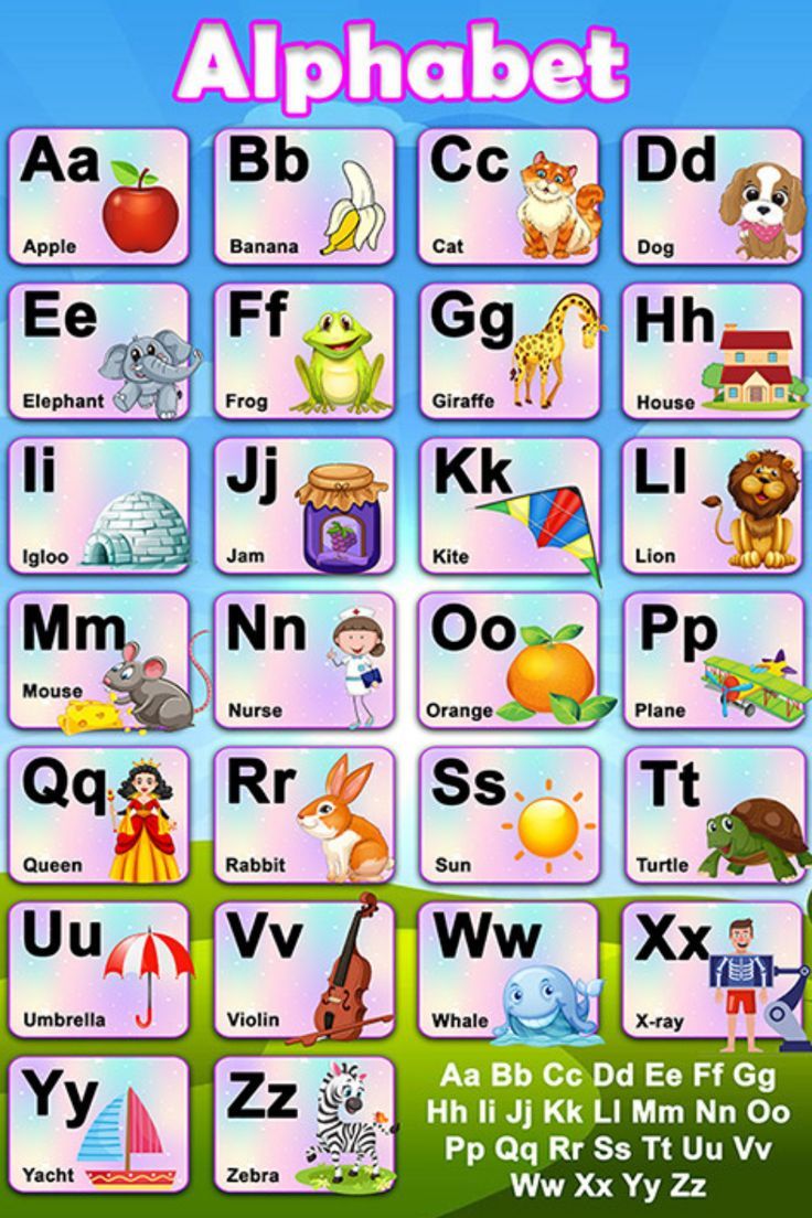 an alphabet game with animals and letters