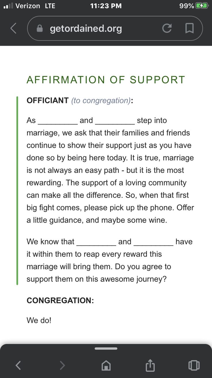 the app is showing information about marriage and other things to do with it on the phone