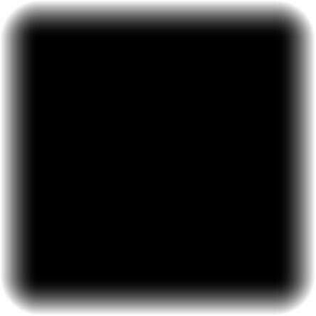 an image of a black square with white border