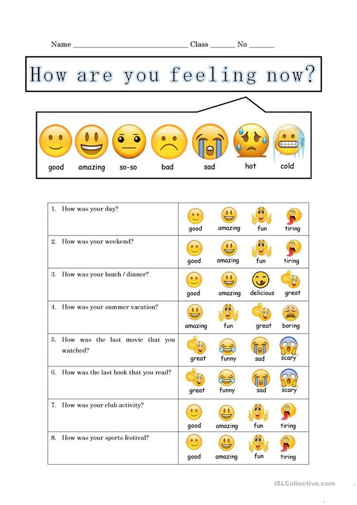 a worksheet with different emoticions on it and the words how are you feeling now?