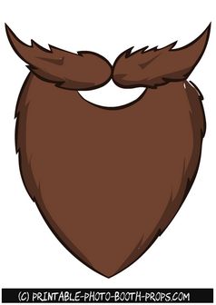 an image of a brown beard and mustache