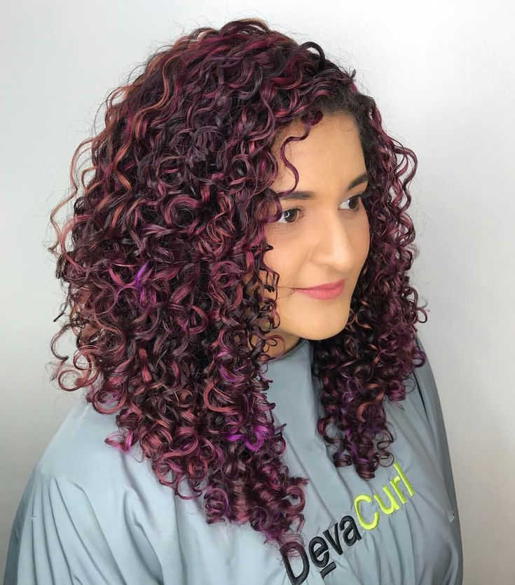 Hairstyles For Naturally Curly Hair, Dyed Curly Hair, Hair Adviser, Naturally Curly Hair, Colored Curly Hair, 16 Dresses, Hair Starting, Curly Girl Hairstyles, Long Layered Hair