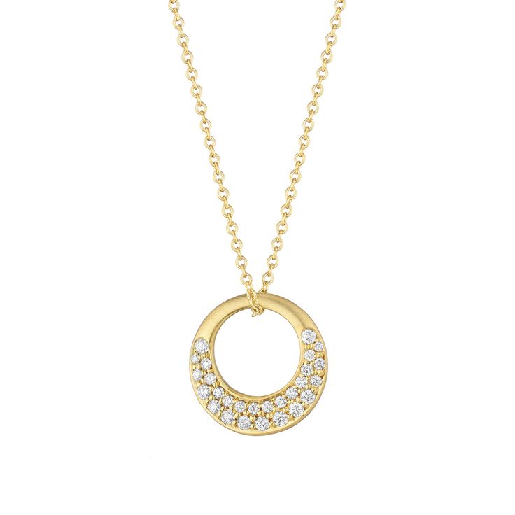 Carelle Jewelry - Interlinks Pave Diamond Pendant, $1,490 (http://www.carelle.com/interlinks-pave-diamond-pendant/) Timeless Yellow Gold Diamond Necklace For Evening, Gold Round Diamond Necklace For Evening, Gold Diamond Necklace For Evening With Single Cut Diamonds, Pave Jewelry, Pave Pendant, Diamond Jewelry Designs, Pave Ring, Brilliant Diamond, Jewelry Designs