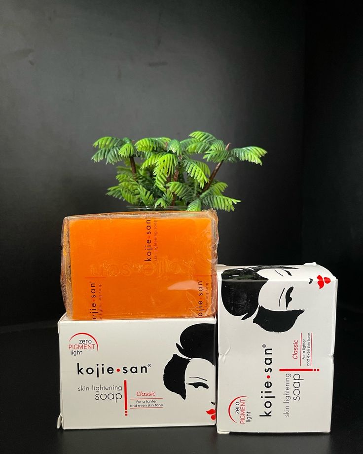 Kojie San skin brightening soap . . Kojie San has an all-natural kojic acid formula that helps lighten dark spots due to acne, age spots, freckles, sun-damaged skin, and other skin pigmentation. With its potent blend of natural ingredients, it gently yet effectively targets dark spots and uneven tone, revealing a radiant complexion. . . 135g . . 4,500 . . #rarebeautystore #skincareinportharcourt #kojiesan #kojiesansoap #hyperpigmentation Kojie San, Kojie San Soap, Kojic Acid Soap, Acne Dark Spots, Lighten Dark Spots, Sun Damaged Skin, Kojic Acid, Age Spots, Skin Care Solutions