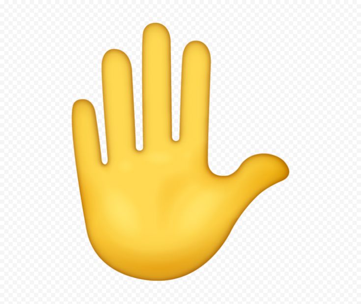 a yellow rubber hand is shown on a white background