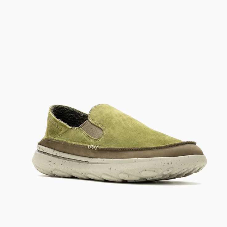 Hut Moc 2 Suede, Avocado Comfortable Suede Slip-ons With Textured Footbed, Casual Green Sneakers With Suede Lining, Comfortable Suede Sneakers For Outdoor, Suede Moc Toe Sneakers With Removable Insole, Suede Sneakers With Removable Insole And Moc Toe, Suede Sneakers With Moc Toe And Removable Insole, Moc Toe Suede Sneakers With Removable Insole, Suede Slip-ons With Textured Footbed, Suede Slip-ons With Round Toe And Suede Lining