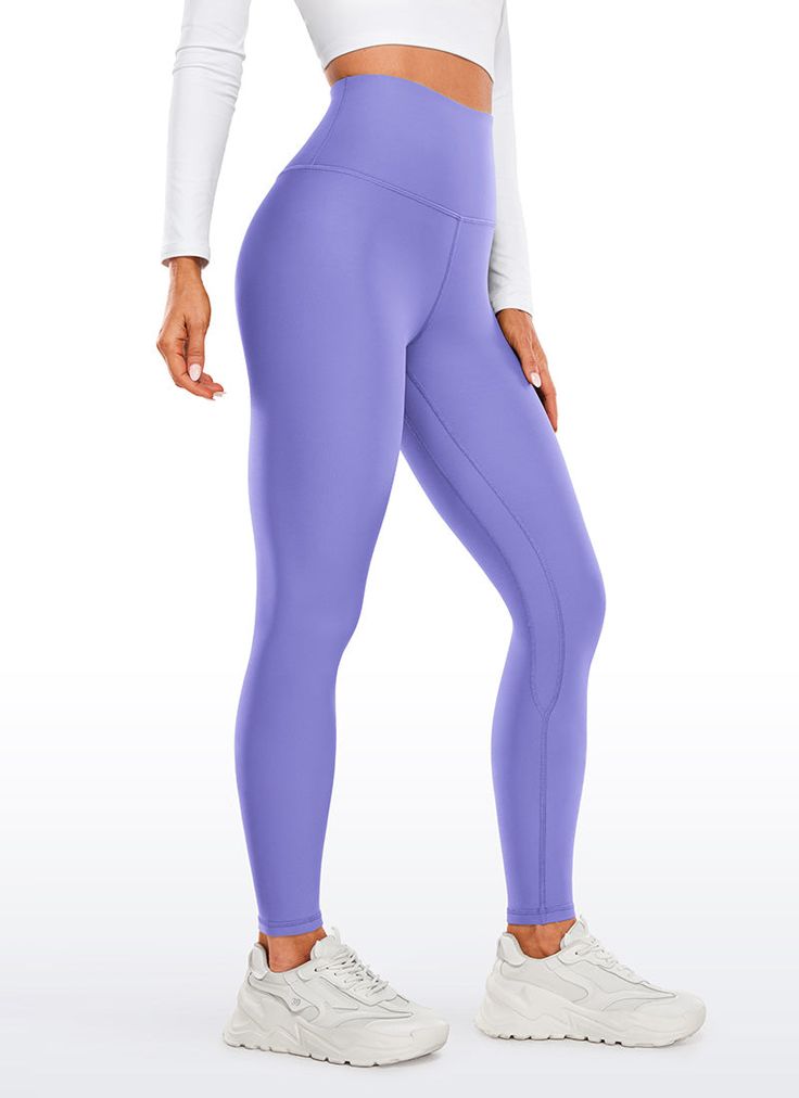 Keep moving in the cold with the Fleece Lined Collection Leggings. These leggings are soft, and the fleece lining interior & smooth, fast-drying exterior can retain body heat and keep warm in chill days. Side pockets for your essentials. Feature & Fitting: 
 Thermal Fleece Lined collection 
 Design for Multiple 
 High Waist, 28 inches 
 Built-in Rubber Waistband 
 Hidden Pocket 
 Fabric: 
 Thermal fleece lined, ideal for winter 
 Slick finish, brick the wind and keep you warm 
 4-Way str Purple High Stretch Leggings For Training, Functional Stretch Purple Leggings, High Stretch Purple Leggings For Training, Breathable Full Length Comfort Stretch Leggings, Solid Midweight Yoga Pants, Solid Yoga Pants, Comfort Stretch Solid Tights For Training, Purple Stretch Leggings, Casual Purple Tights For Gym