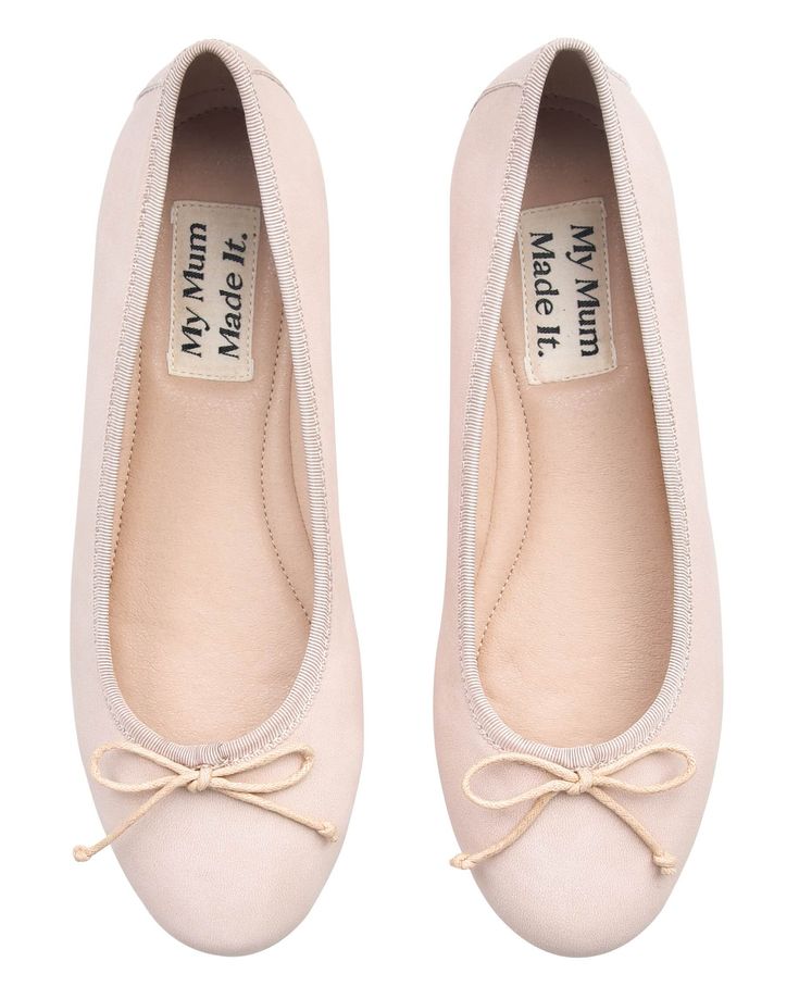 Ballet Flats - Ballet Pink - MY MUM MADE IT Flat Ballerina Shoes Outfit, Pink Ballet Flats Outfit, Ballet Flats Aesthetic, Brookie Yancey, Pink Ballerina Shoes, Ballet Flats Pink, Pink Coquette Aesthetic, Ballet Attire, Pink Ballet Shoes