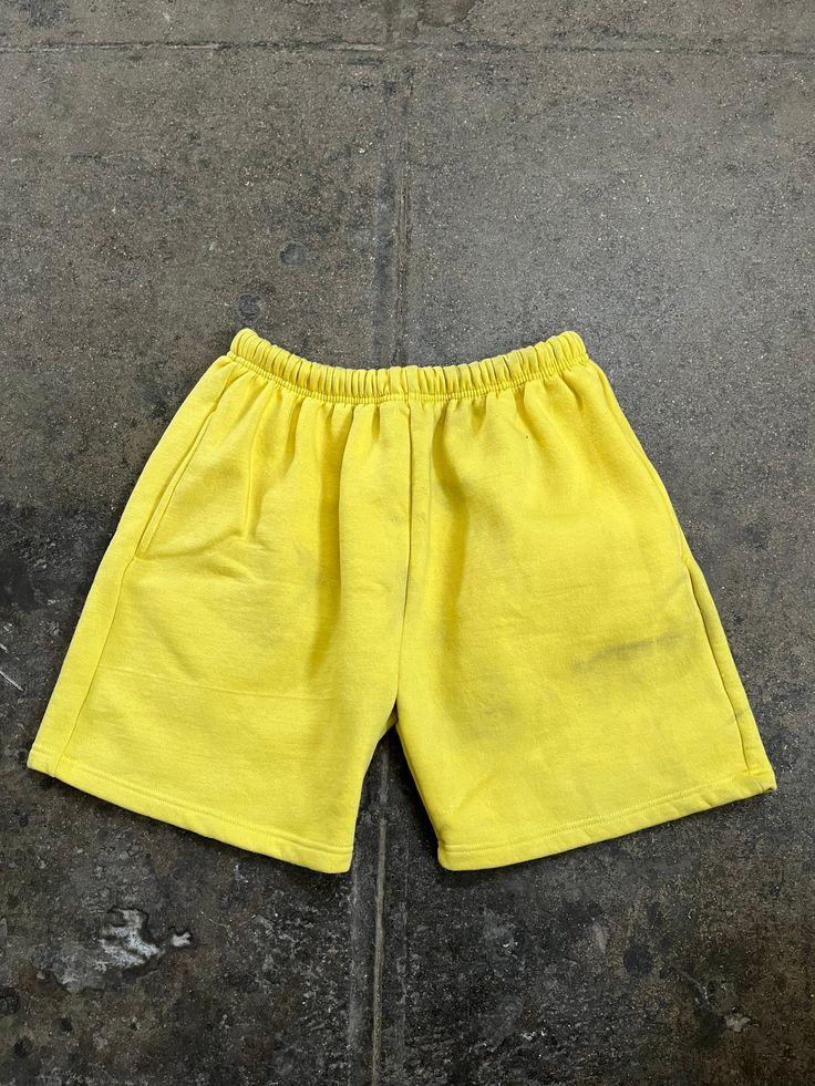 The super comfy Fleece Shorts. Made from our thick fleece material. Featuring an elastic waist, pockets and drawstrings. Please see last photo slide for full size chart Made from 50% Cotton 50% Polyester Check out our other listings for more colors and other streetwear styles. For news and product updates give us a follow on instagram at brandonthorne.us. Casual Short Sweatpants With Built-in Shorts, Comfy Drawstring Bottoms Short Length, Solid Cotton Athletic Shorts With Pockets, Comfortable Solid Color Bottoms With Side Pockets, Comfortable Solid Bottoms With Side Pockets, Cozy Solid Color Leisure Bottoms, Cozy Solid Color Bottoms For Leisure, Short Fleece Bottoms For Loungewear, Comfy Streetwear Bottoms With Elastic Waistband