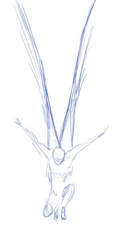 a pencil drawing of a person doing a handstand