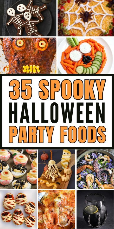 25 spooky halloween party foods that are easy to make and fun for the whole family