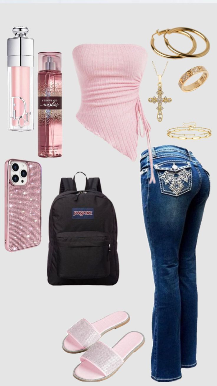 #outfitinspo #outfitinspiration #latinaoutfitinspo Outfits For School Latina, School Latina, School Outfits Latina, Outfits Latina, First Day Of School Outfits, Simple Outfits For School, Latina Outfits, Outfits For School, Latina Fashion Outfits