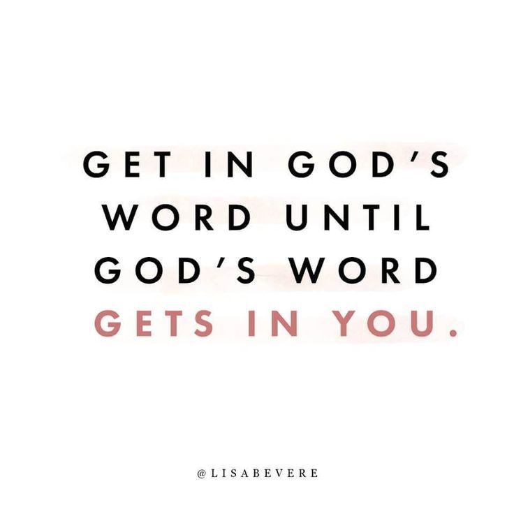 the words get in god's word until god's word gets in you