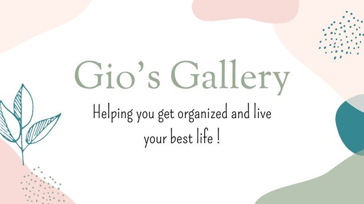 Gio's Gallery | Personal Growth & Productivity tips.