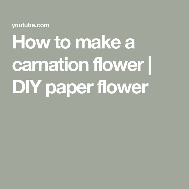 How to make a carnation flower | DIY paper flower Flower Diy Paper, Diy Napkins, Carnation Flower, Flower Diy, Watercolor Paints, Paper Flowers Diy, Paper Towels, Flower Lover, Sheet Of Paper