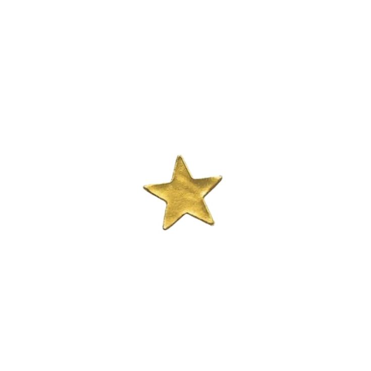 a gold star on a white background