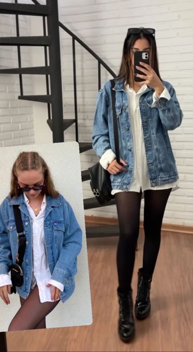 Outfit For Car Show, February Fashion Outfits, Aesthetic Jean Jacket Outfits, University Orientation Outfit, Skirt Rocker Outfit, Bottom Heavy Outfits, Fall Bar Outfits Going Out, Leo Rising Aesthetic Outfits, The Weeknd Outfits Style