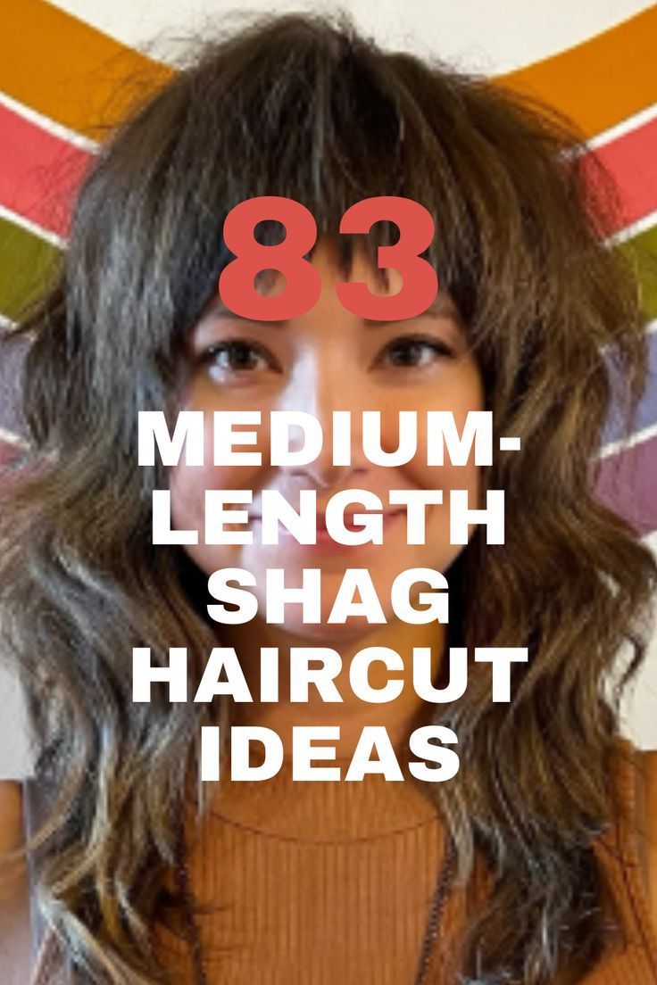 Medium-Length Shag Haircut IdeasThis medium-length shag haircut with textured waves and bangs brings a modernedgy vibe perfect for those looking for an effortless yet stylish lookIdeal for adding volume and personalitythis wavy shag cut is a must-try for a freshyouthful styleSave this inspiration for your next salon visit Shags For Medium Length Hair, Medium Wavy Shag Haircuts, Medium Length Wavy Hair With Bangs, Shaggy Medium Length Hair, Shaggy Wavy Hair Mid Length, Medium Length Wavy Haircut, Wavy Shag Haircut, Medium Shaggy Haircuts, Shag Haircut With Bangs