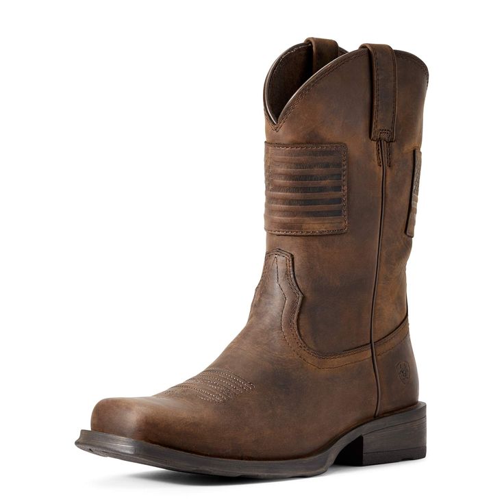 PRICES MAY VARY. ATS Pro technology for advanced stability and superior comfort Premium full-grain leather foot and upper Fabric lining American flag embossed leather patch Lightweight and durable Bantamweight outsole Brown Western Boots, Boot Collection, Everyday Boots, Ariat Boots, Leather Western Boots, Western Boot, Judy Blue Jeans, Cowboy Boot, Leather Patches